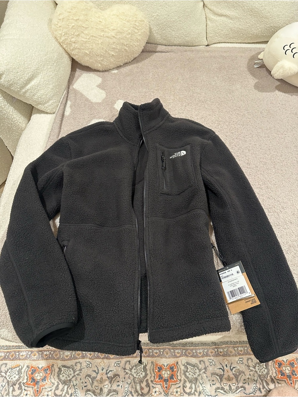 The North Face Black Full-Zip Fleece Jacket